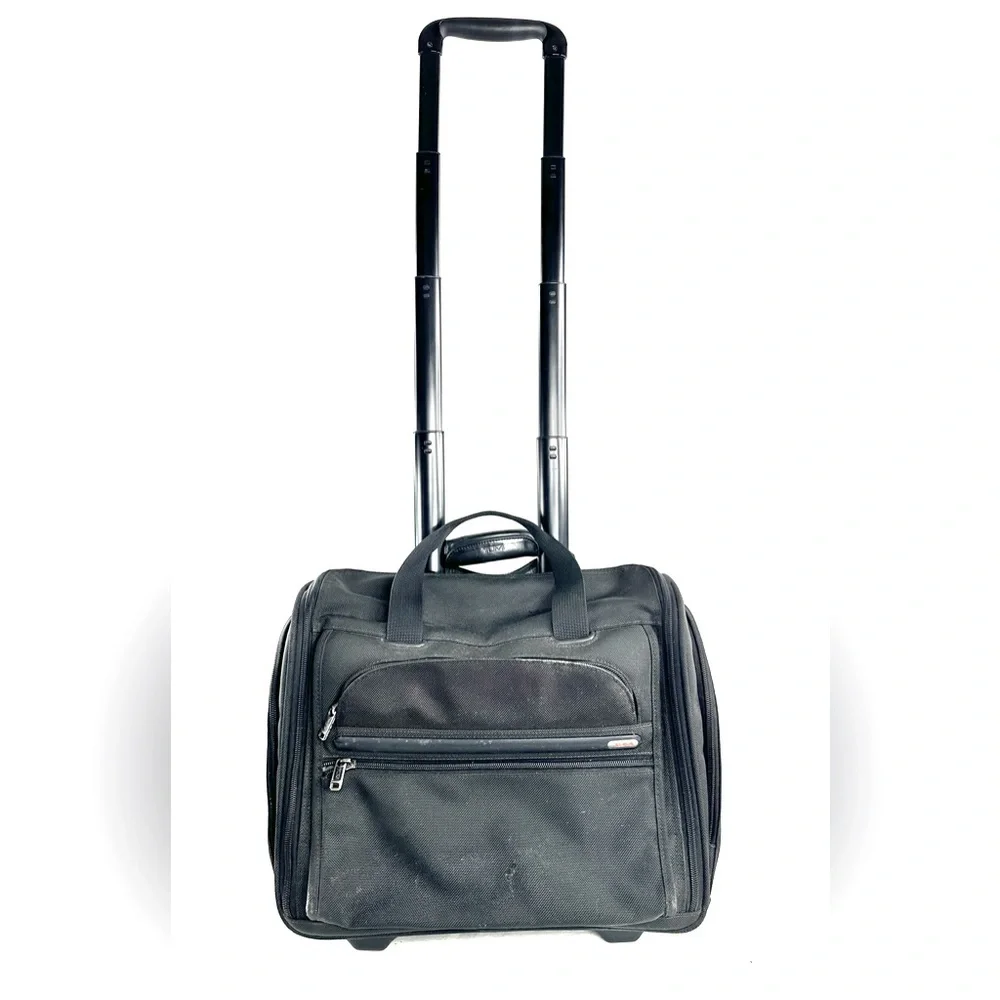 TUMI Alpha Wheeled Black Ballistic Nylon 17